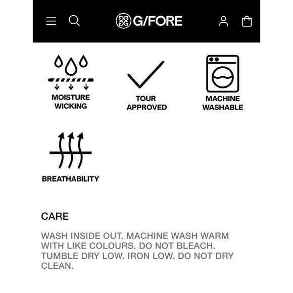 G/FORE Blue Polo Shirt with Geometric Patterns - Picture 9 of 11